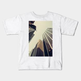 Walking with Skyscrapers Kids T-Shirt